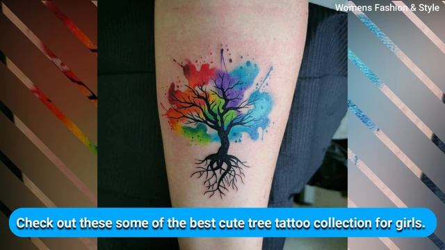 50+ Simple Tree Tattoo Design Ideas For Girls | Beautiful Tree Tattoos For Women | Cute Tree Tattoo смотреть онлайн