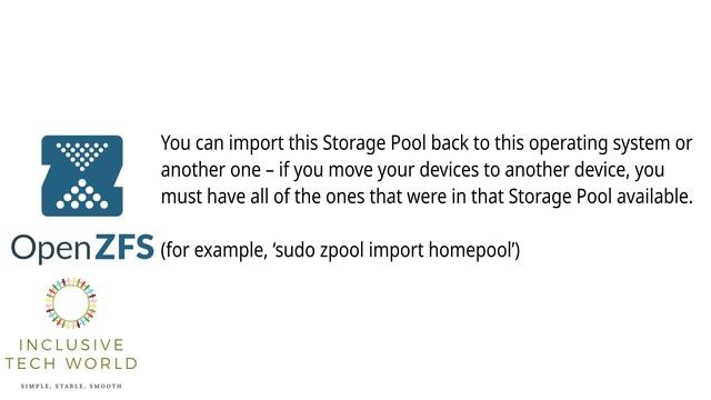 Unmount,Remove,Export,Rename,Split,Destroy ZFS Storage Pools on Linux (& Move Your Home Directory) смотреть онлайн