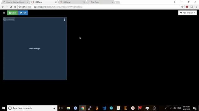 OpenHAB 2 HABpanel UI Demo | Quick How To Get Started Guide