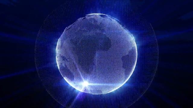 Футаж-заставка - Земной шар в Full HD(1080) смотреть онлайн