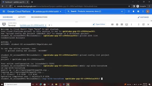 Cloud SQL with Terraform || [GSP234] || Solution смотреть онлайн