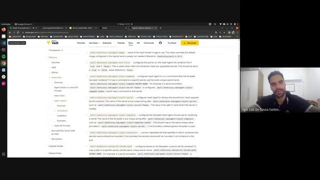 Obtendo credenciais de banco de dados forma dinâmica com Vault & K8s - Igor Luiz de Sousa Santos смотреть онлайн