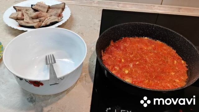 Беру помидоры и мариную рыбу.Вкуснота смотреть онлайн