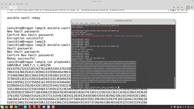 RHCE 8 Studies part 6 Ansible Vault Secure Playbooks & Files with Real Examples смотреть онлайн