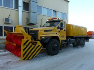 Шнекоротор на шасси Урал Next., двигатель ЯМЗ 536, 275 л.с., двигатель привода ЯМЗ 238, 300 л.с.