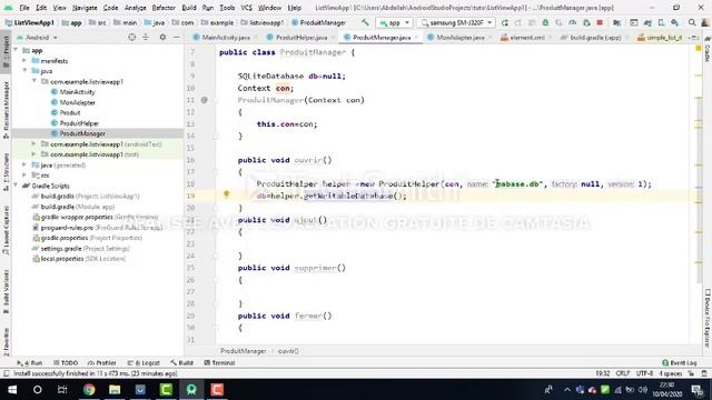 tuto 4 sqlite database смотреть онлайн