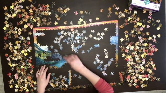 750 Piece Time-Lapse Castle Jigsaw Puzzle смотреть онлайн