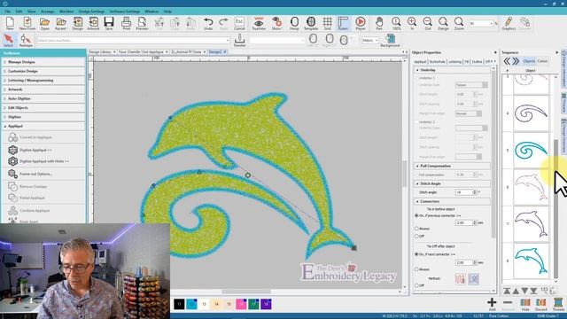 Incredible Machine Embroidery Results Using HEAVY Thread (12wt) - Hatch Digitizing Tutorial смотреть онлайн