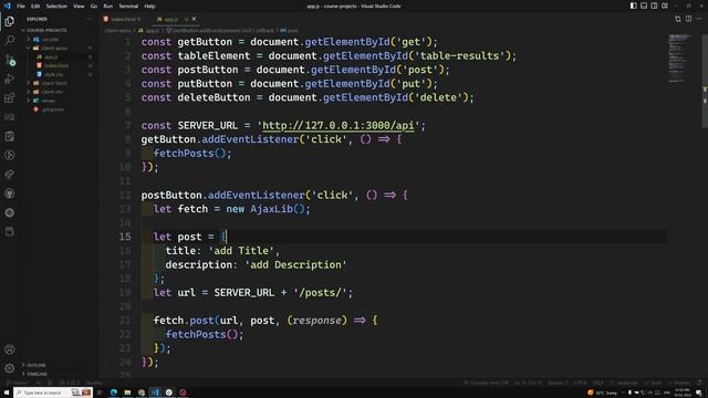 66. Install Axios Library and Make Simple GET Request using the Axios Library - AJAX смотреть онлайн