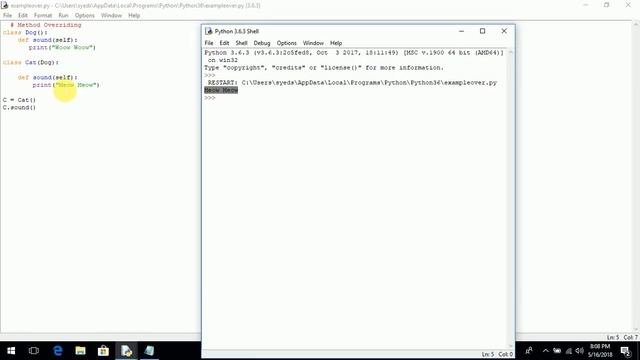 Python Tutorial For Beginners | Object Oriented Programming (OOP) Polymorphism in Python! смотреть онлайн