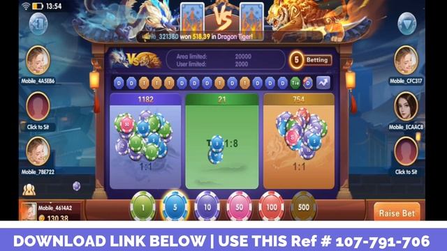 DIAMOND GAME DRAGON VS TIGER 2022 | LOWEST BET GAMING SUPER EFFECTIVE TRICKS смотреть онлайн