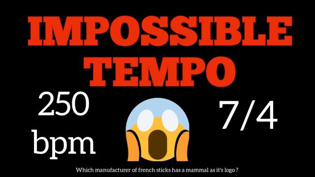 250 bpm metronome with silence 7/4 смотреть онлайн