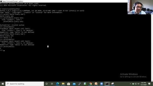 python 2-12-2020 Python Programming - Python Software Installation, print(), Python terminal смотреть онлайн