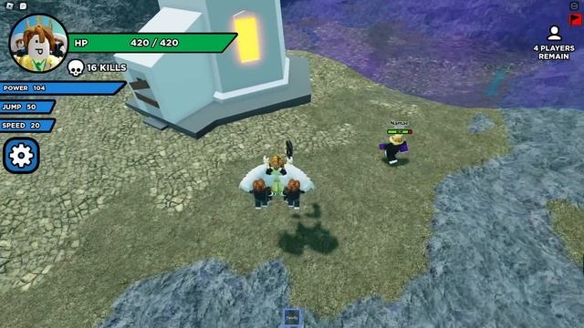 GETTING DETONATOR WITH 19 KILLS + DESTROYING 6 TEAMERS | Roblox Slap Battles | Slap Royale - смотреть онлайн