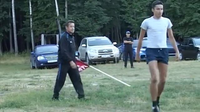 Тюменский бизнесмен делает опасный трюк смотреть онлайн