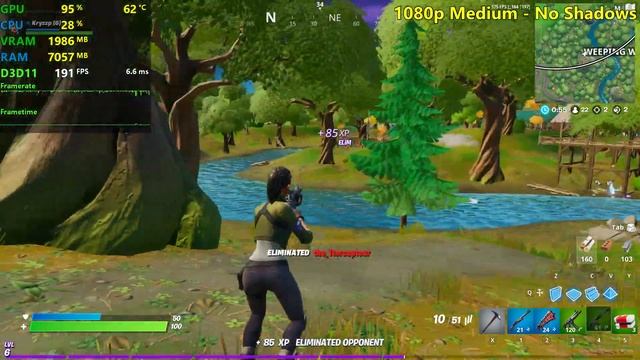GTX 1660 Ti | Fortnite Chapter 2 / Season 11 - 1080p All Settings смотреть онлайн
