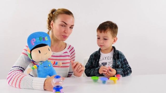 Видео для детей: Пеппе и конфеты из пластилина смотреть онлайн