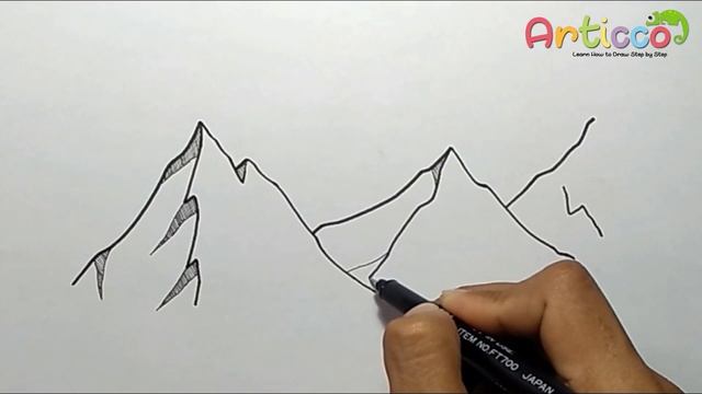 How to Draw Mountains Easy смотреть онлайн
