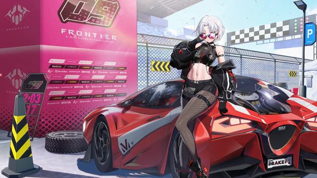 Nikke Goddess of Victory Drake Villain Racer Live Wallpaper смотреть онлайн