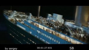 TITANIC наш корабль идет ко дну клип-нарезка