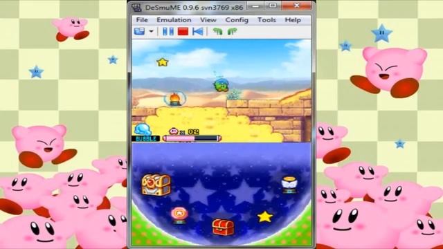 Kirby: Mouse Attack on DeSmuME 0.9.6 - Nintendo DS Emulator смотреть онлайн
