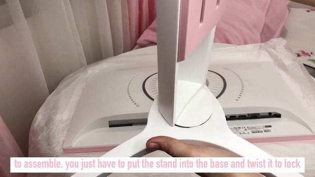 AOC PINK GAMING MONITOR UNBOXING смотреть онлайн