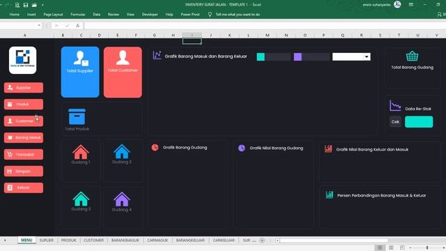 APLIKASI SEDERHANA ( INVENTORY GUDANG, BARANG MASUK, BARANG KELUAR, SURAT JALAN) смотреть онлайн