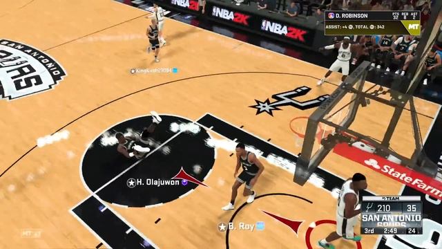 GALAXY OPAL DAVID ROBINSON GAMEPLAY! YOU CANT STOP BICEPS! NBA 2k20 MyTEAM смотреть онлайн