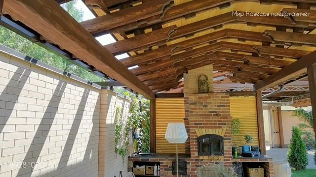 Барбекю комплекс под ключ компании ...Мир Навесов... в Ростове на Дону. смотреть онлайн