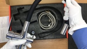 Распаковка смесителя для кухни с гибким изливом ESKO CL 03 B