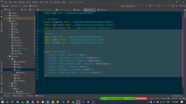 VueJS Part - 20 - Frontend routing with vue router part - 01 смотреть онлайн
