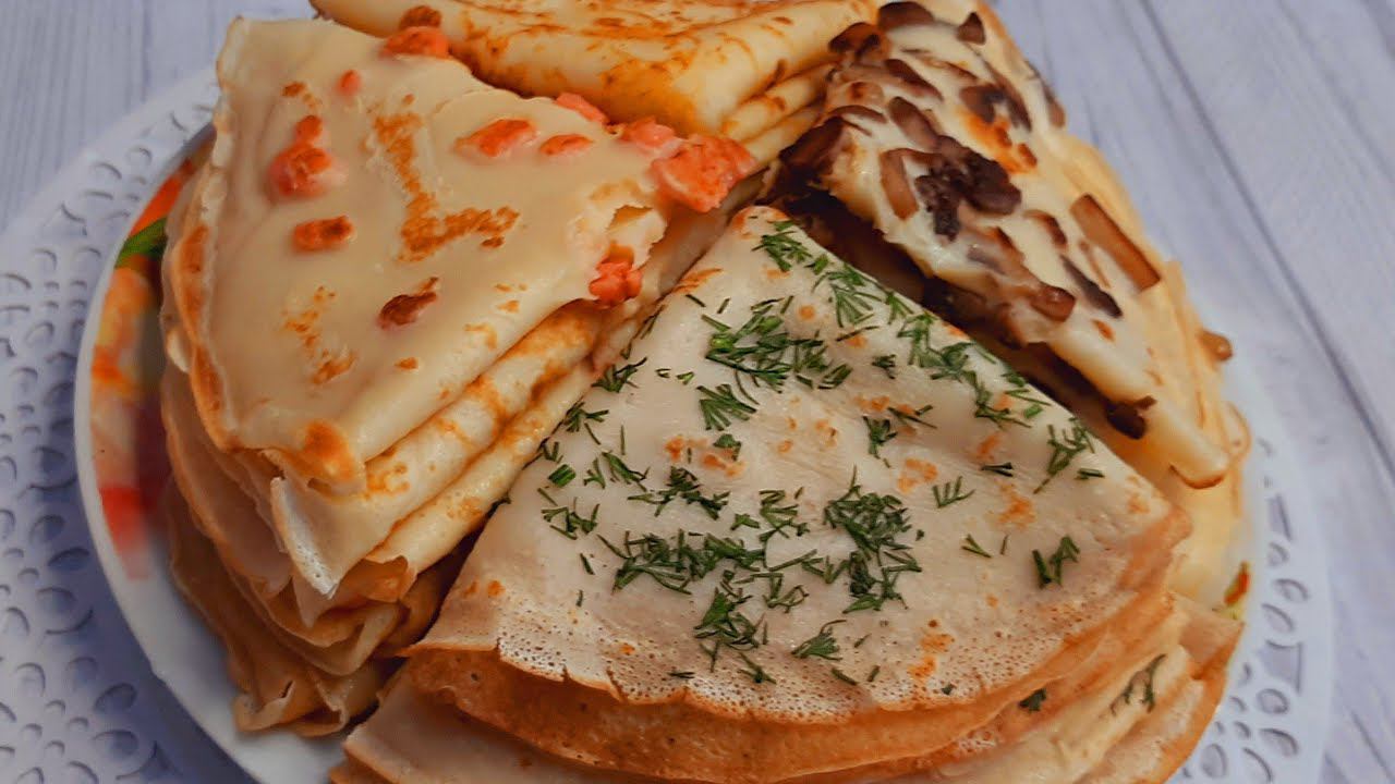 Блины с припеком. 4 припека