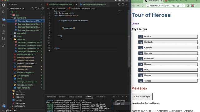 Angular / Tour of Heroes ( partie 16 ) : router-link, component et routing смотреть онлайн