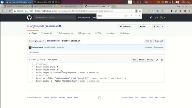 02a - Mais cuidados com espaco em disco usado pelo docker смотреть онлайн