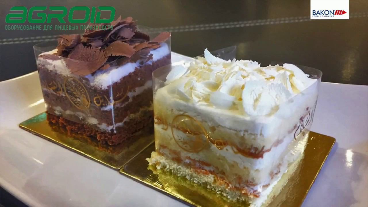 Линия для производства торов Bakon. Квадратные торты смотреть онлайн