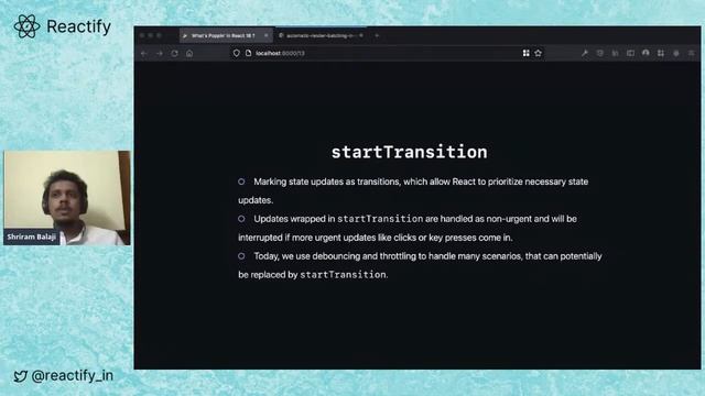 What's poppin' in React 18? by Shriram Balaji смотреть онлайн