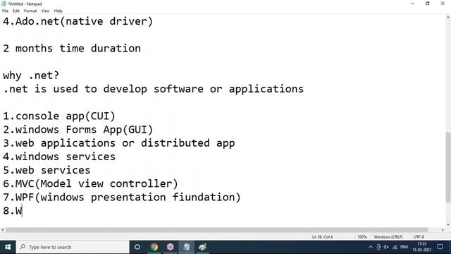 .NET tutorials || Demo - 1 || by Mr. Mohan Reddy On 15-02-2021 @5:30PM IST смотреть онлайн
