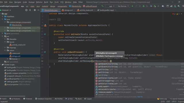 Material Design: Alert Dialog in Android Studio | Material Design Components | Android Tutorials смотреть онлайн