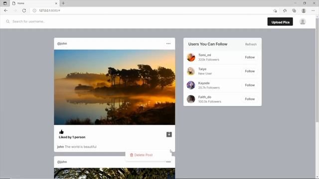Django Social Media Tutorial | Build A Social Media With Django [Follow, Search, more...] (Part 4/4 смотреть онлайн