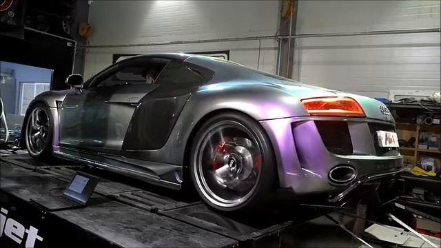 2010 AUDI R8 5.2 FSI Quattro Mar's ECU Tune Dyno Test 486WHP смотреть онлайн