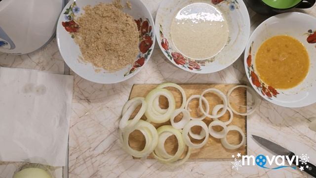 Луковые кольца во фритюре смотреть онлайн