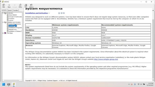Testing New WIRTGEN WIDIAG 1.06.012 [2021.04]