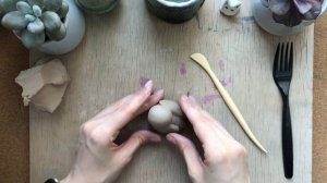 Лепим птичку из глины | СТУДИЯ AZART