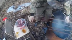 Маринуем и коптим бобра холодным (полу-горячим) копчением, полный процесс с приколами..