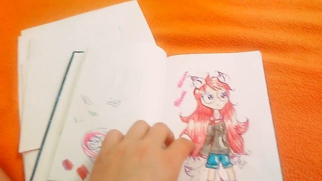 Скетчбук/sketchbook. Пейзажи , нарисованные герои. смотреть онлайн