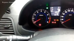 Как включить поворотники в авто Hyundai Solaris?