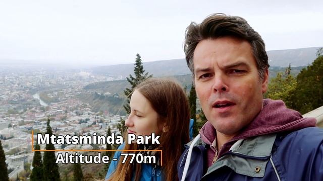 Mtatsminda Park Tbilisi - funicular railway and Soviet theme park смотреть онлайн