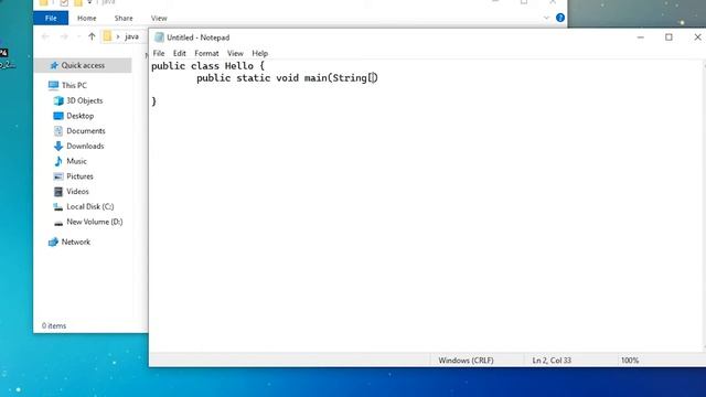 How to Compile & Run Java Program without any Integrated development environment(IDE) смотреть онлайн
