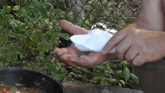 Ферганский плов на живом огне из баранины, с курдюком и высококачественным пропаренным рисом. смотреть онлайн