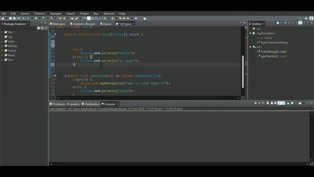 FINALLY BLOCK | V-CODE | 40 DAYS OF JAVA PROGRAMMING | CSI | VIT-AP смотреть онлайн